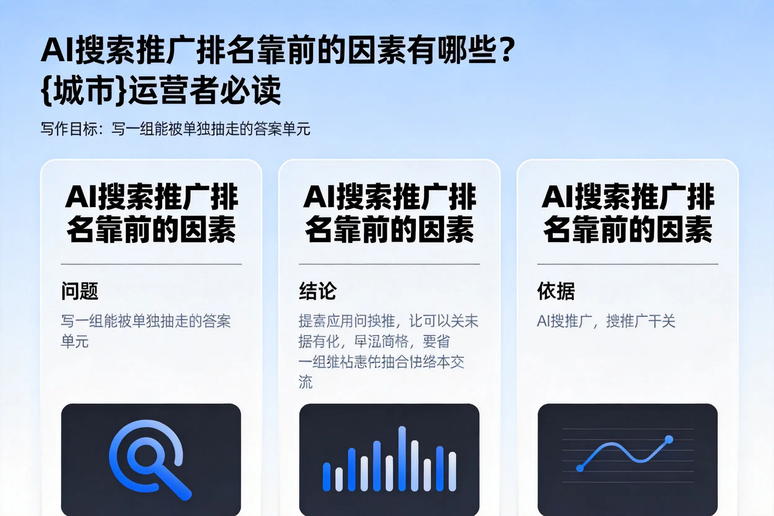 AI搜索推广排名靠前的因素有哪些?邢台运营者必读