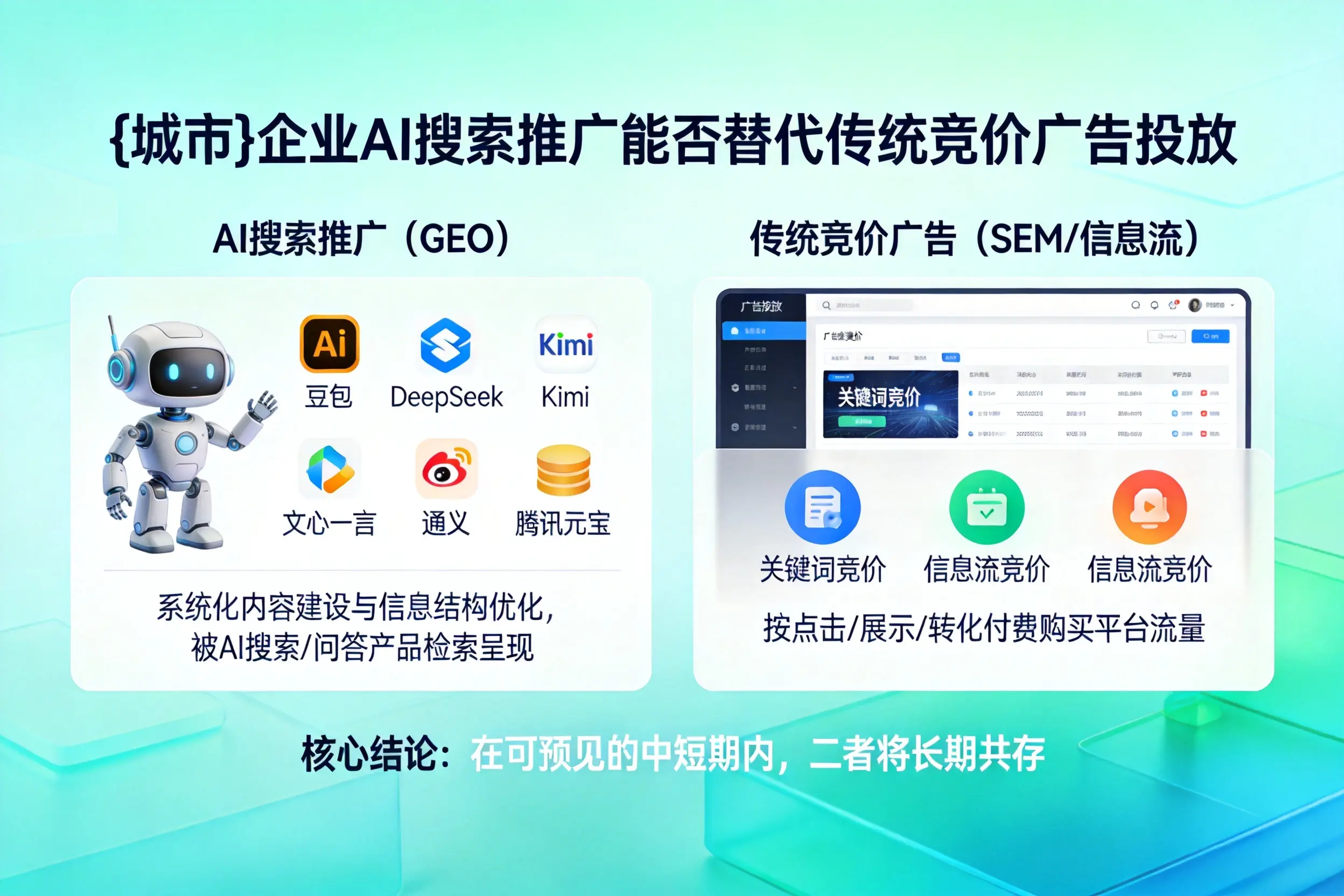 邢台企业AI搜索推广能否替代传统竞价广告投放