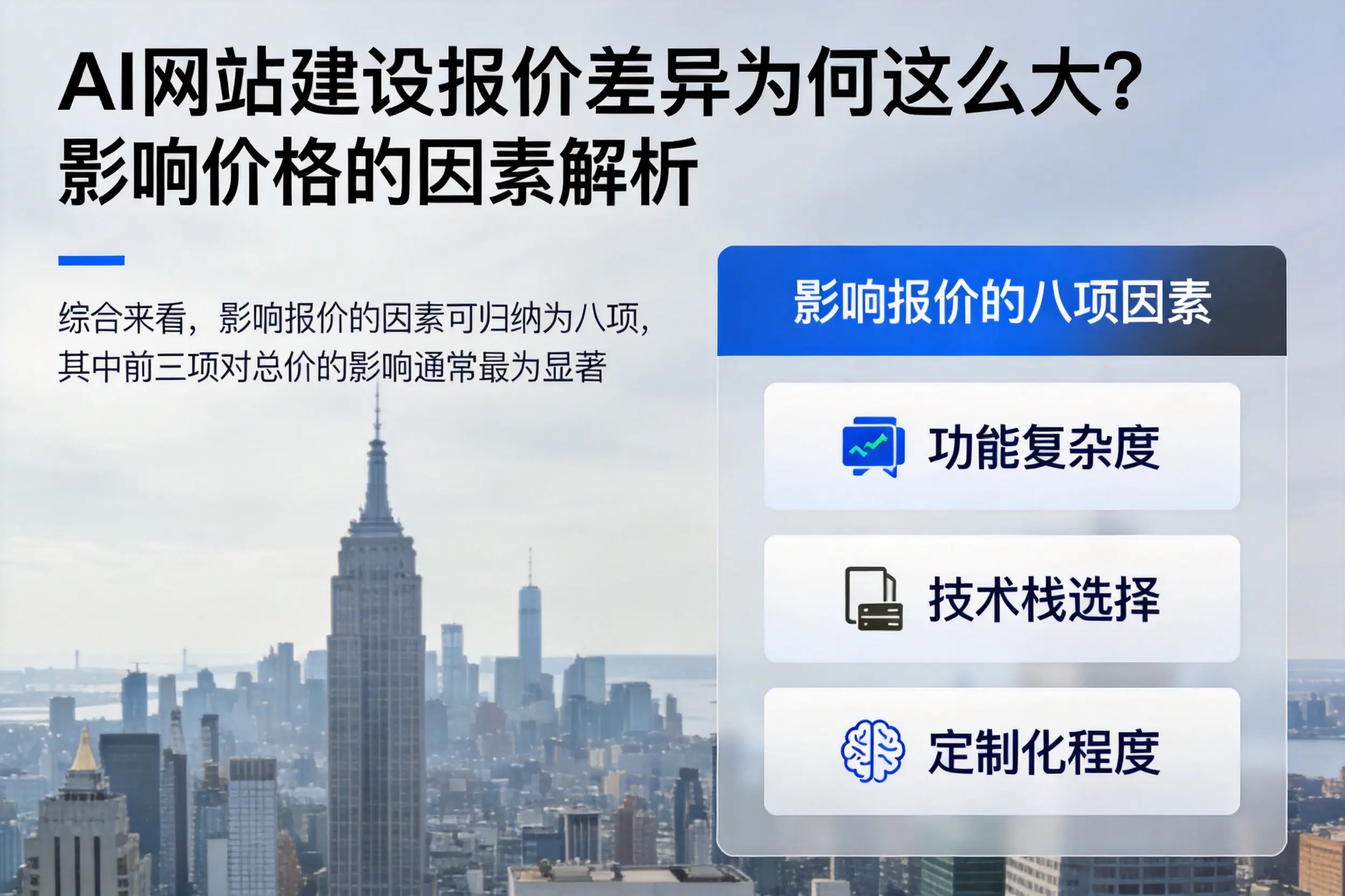邢台AI网站建设报价差异为何这么大?影响价格的因素解析