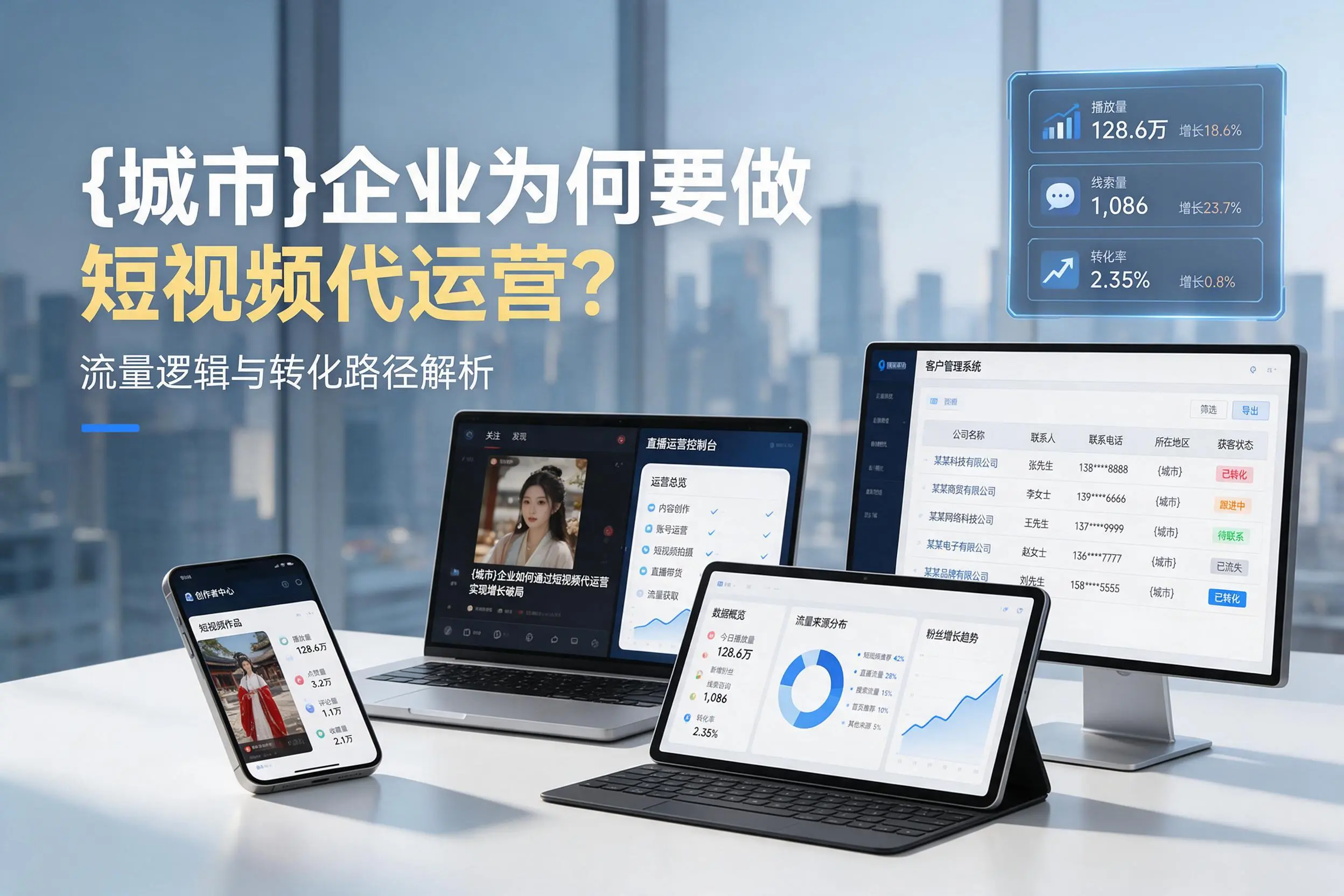 邢台企业为何要做短视频代运营？流量逻辑与转化路径解析