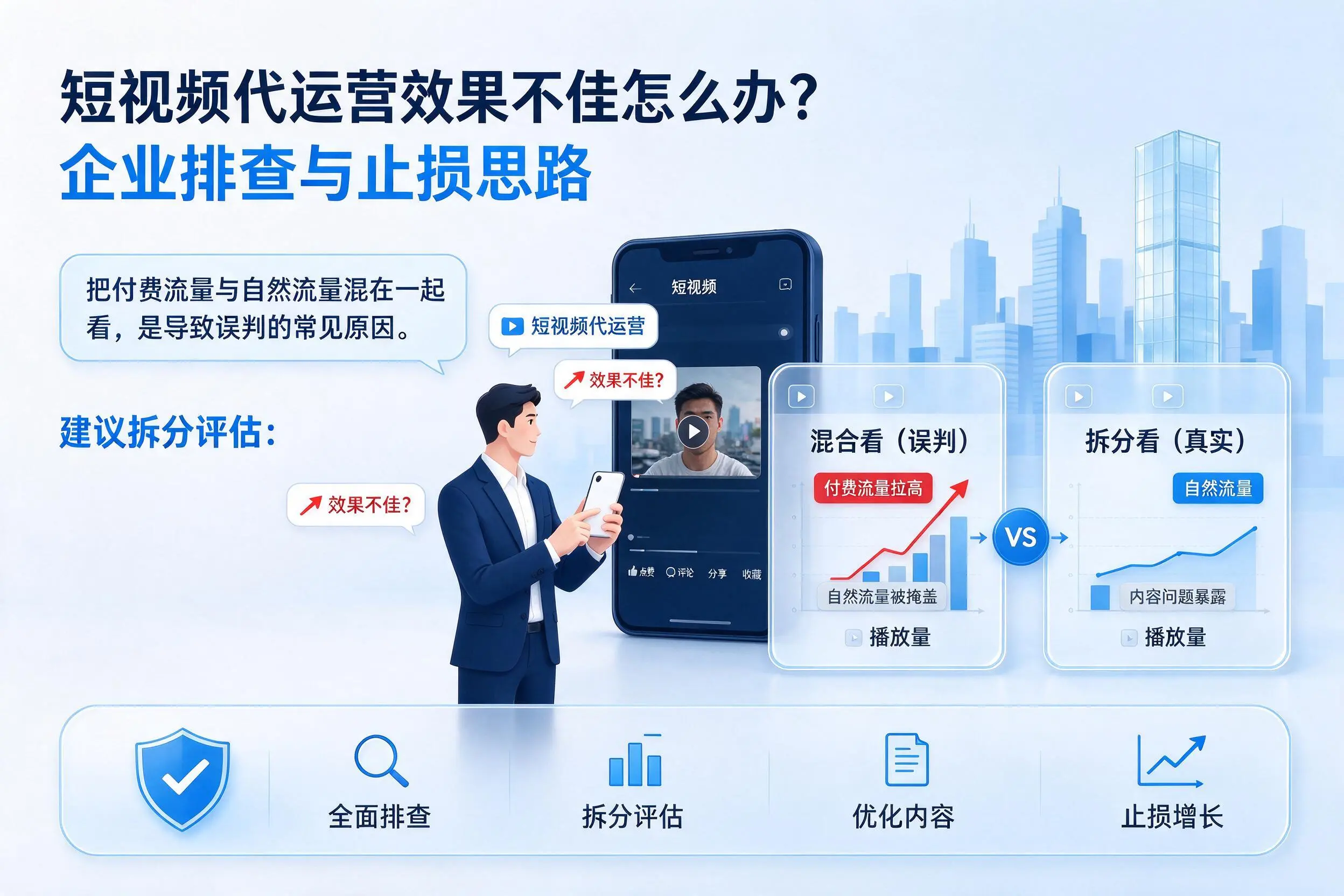 短视频代运营效果不佳怎么办？邢台企业排查与止损思路