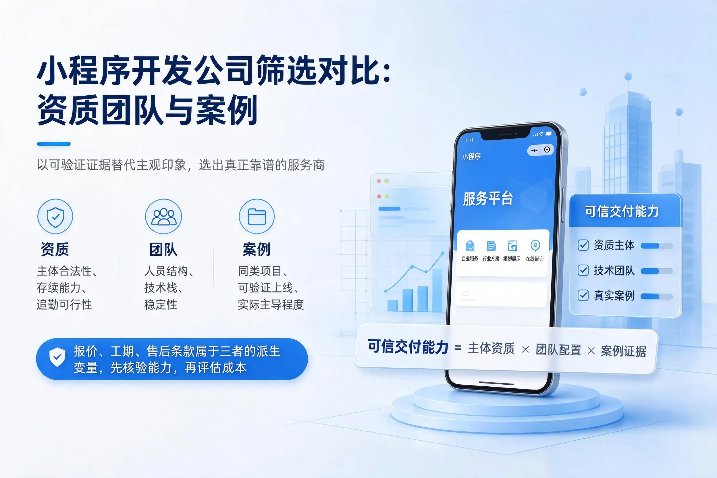邢台小程序开发公司筛选对比：资质团队与案例