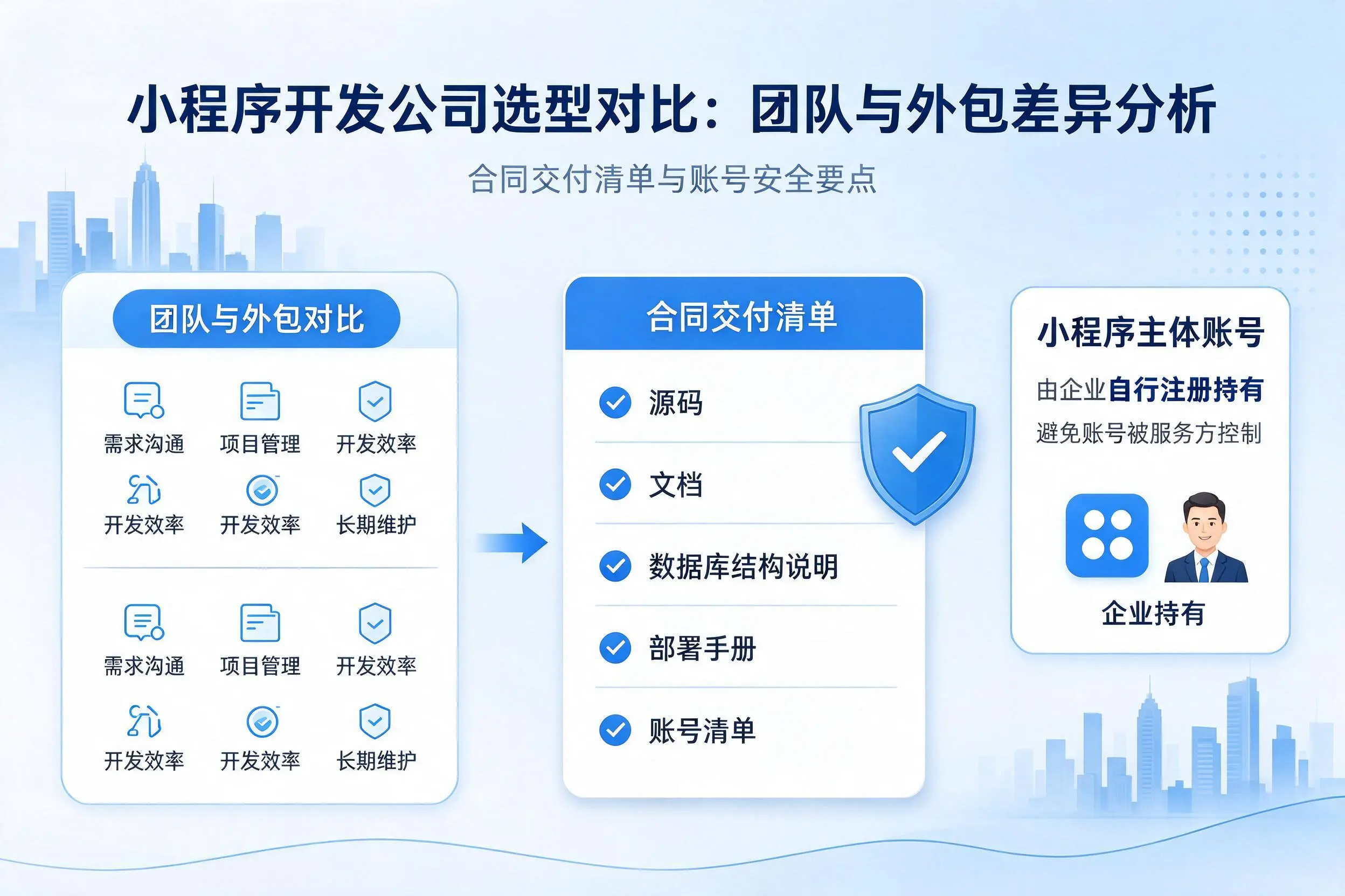 邢台小程序开发公司选型对比：团队与外包差异分析