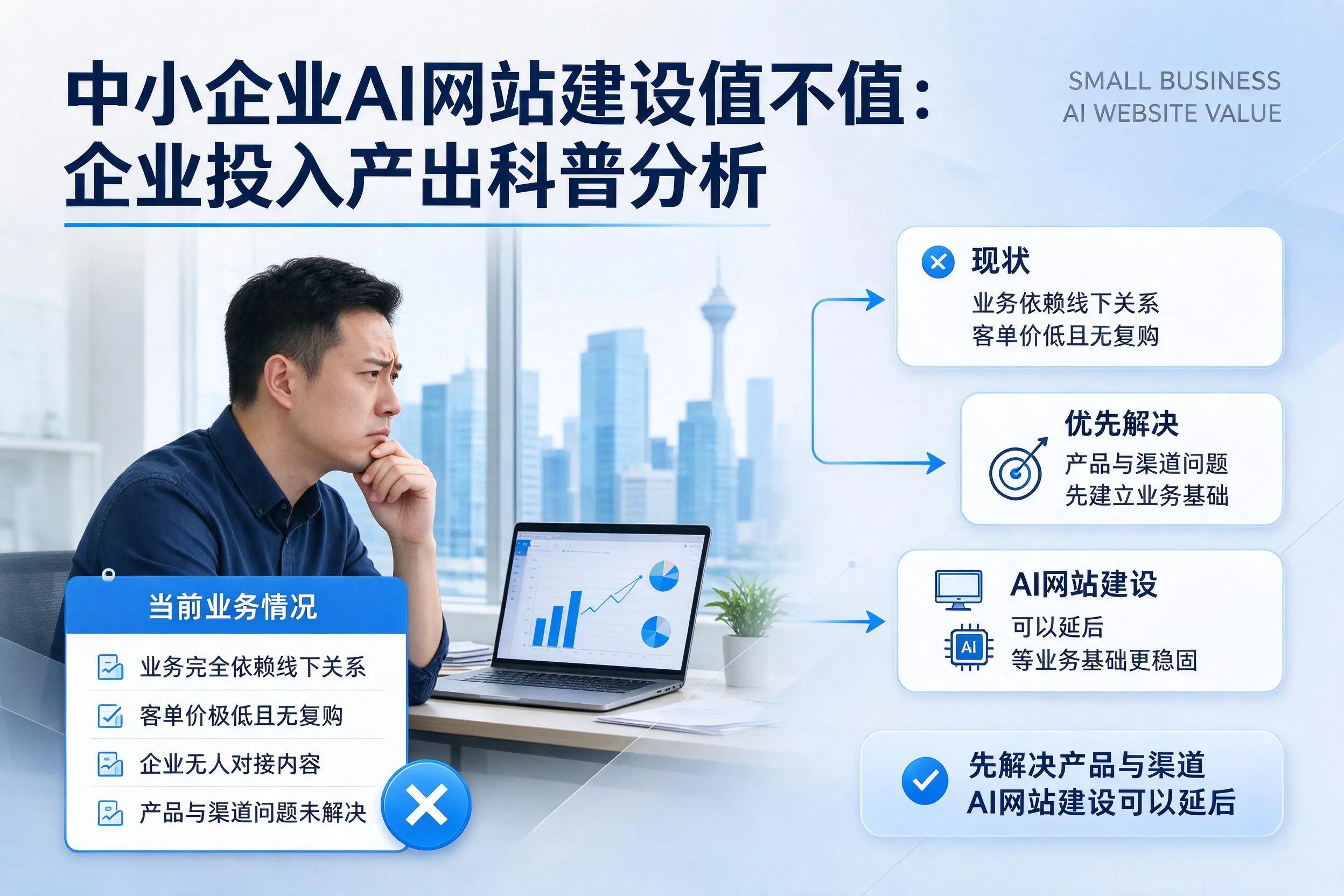 中小企业AI网站建设值不值：邢台企业投入产出科普分析