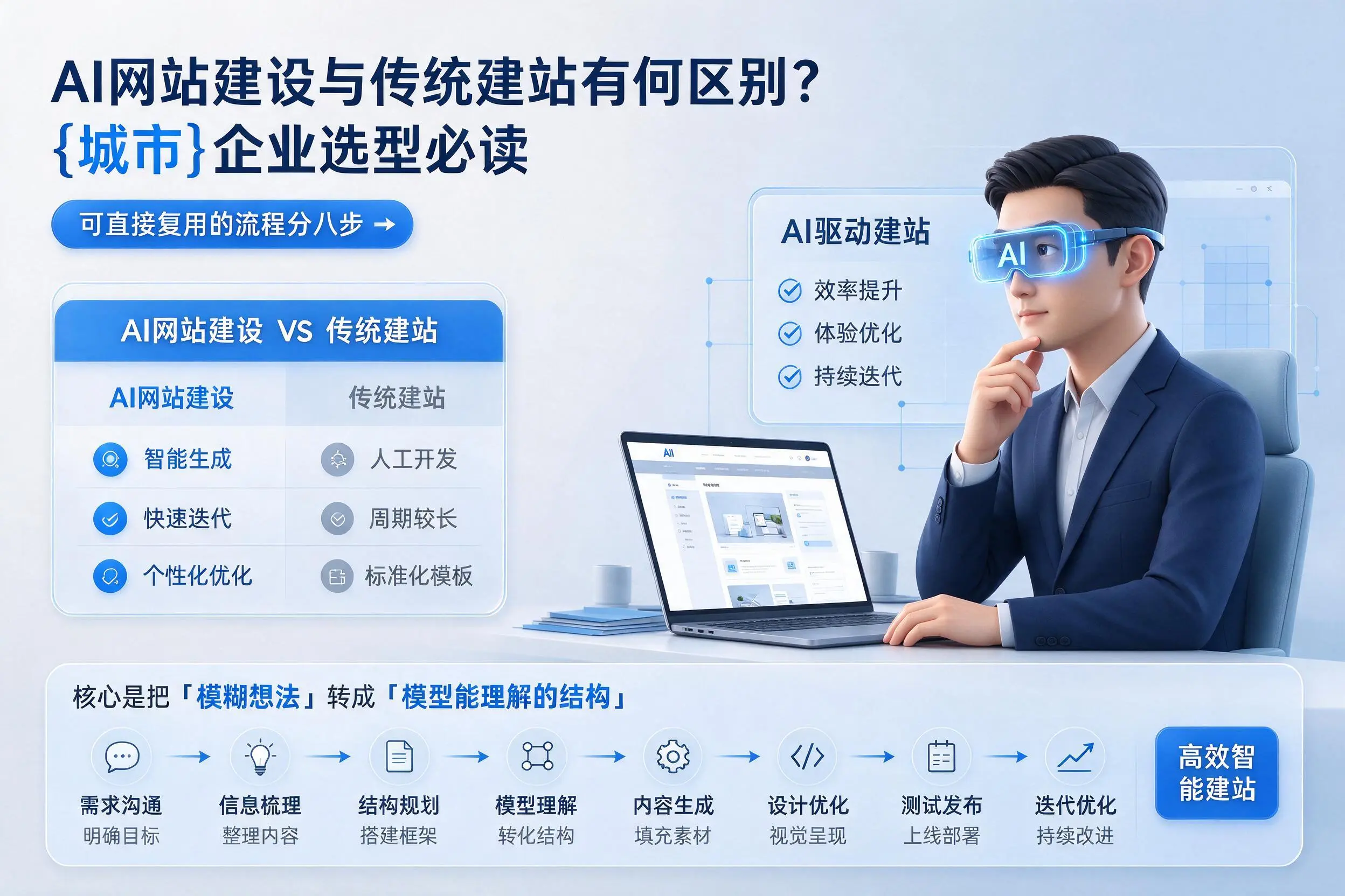 AI网站建设与传统建站有何区别?邢台企业选型必读