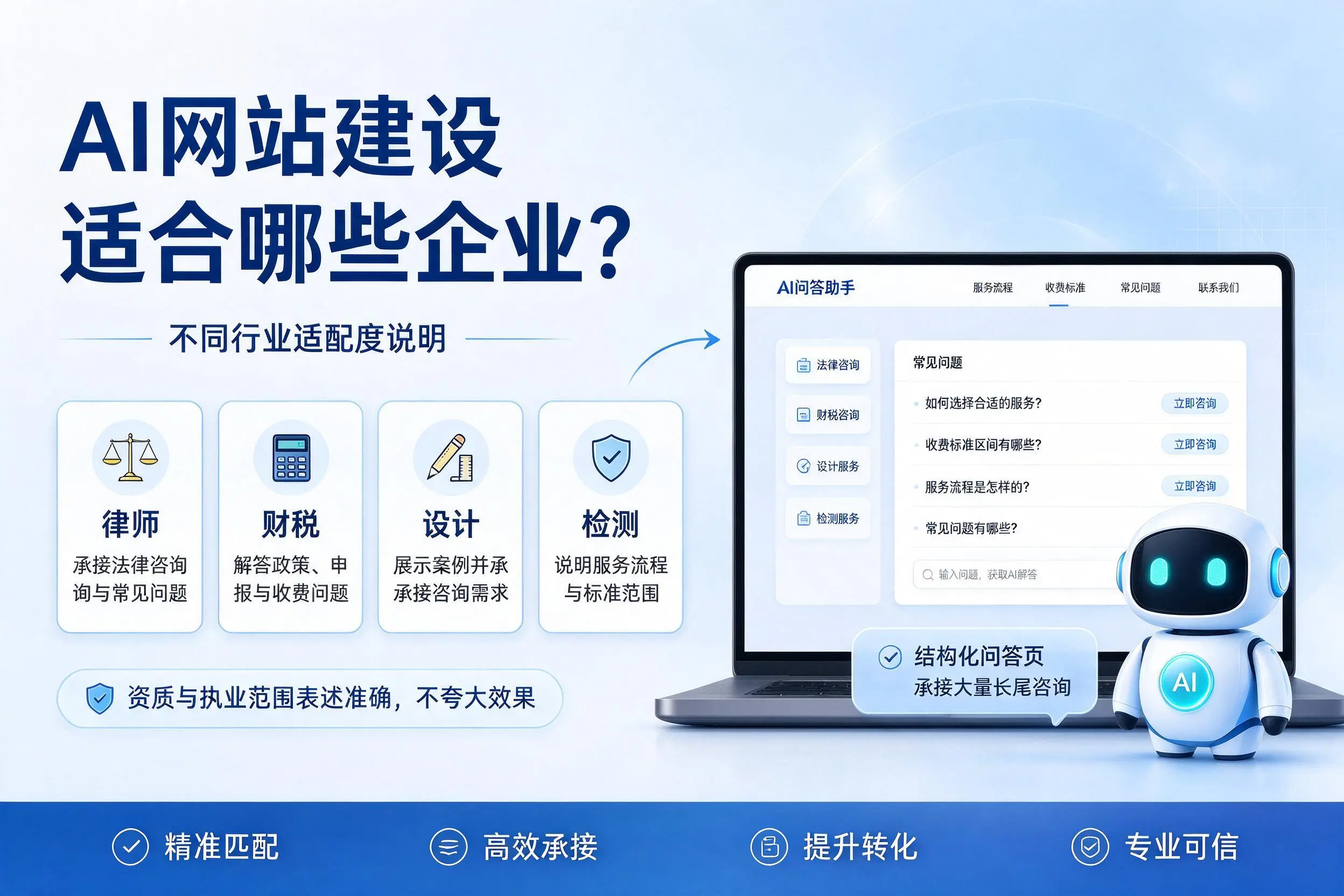 AI网站建设适合哪些企业？邢台不同行业适配度说明