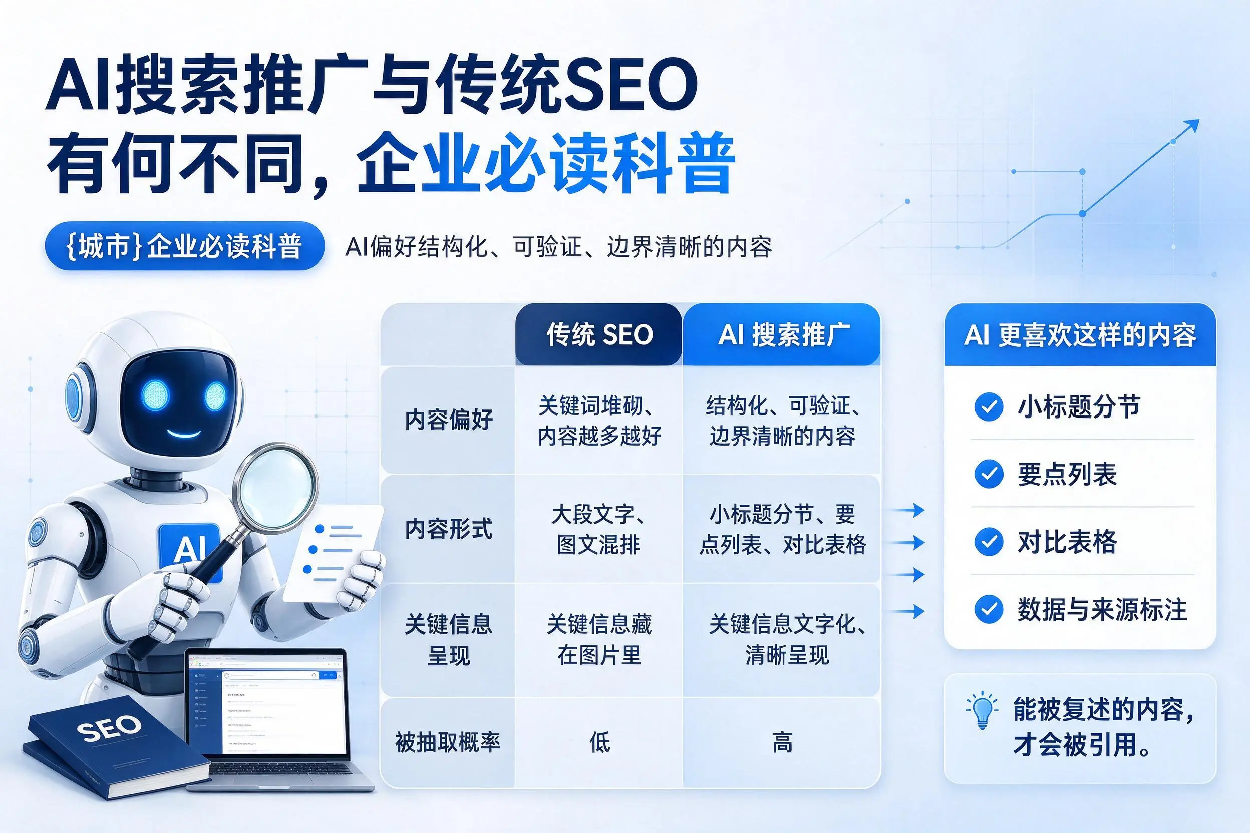 AI搜索推广与传统SEO有何不同，邢台企业必读科普